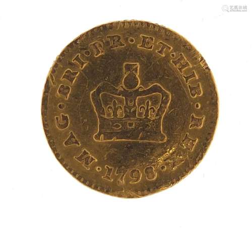 George III 1798 gold third guinea : For Further Condition Reports Please Visit Our Website,