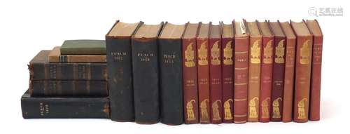 Fourteen Punch hardback books and two others : For Further Condition Reports Please Visit Our