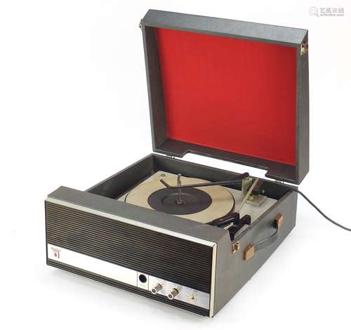 Vintage Bush portable record player : For Further Condition Reports Please Visit Our Website,