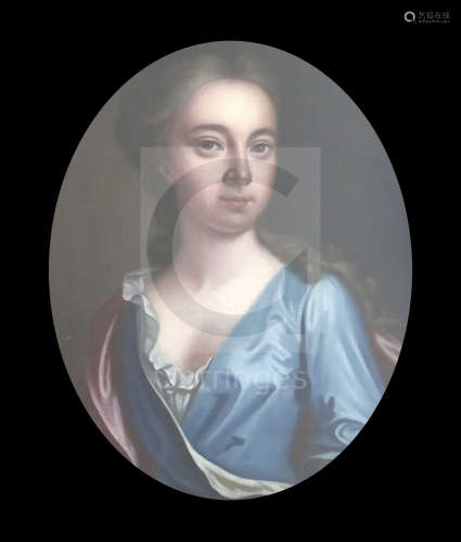 Early 18th century English Schoolpair of oils on canvasPortraits of Elizabeth Gorges and her