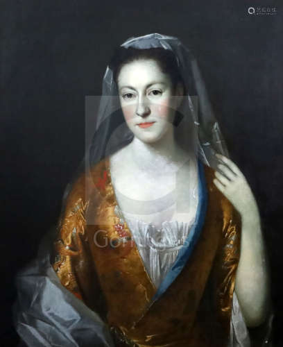 Follower of Willem Verelst (1704-1752)oil on canvasHalf-len*** portrait of a lady29.5 x 24.5in.