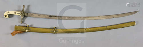 A good 1831 regulation general officer's mameluke sword of General Sir George Balfour, etched