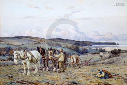 Harold Swanwick (1866-1929)watercolour'Supper Time'signed,8 x 11.75in.CONDITION: Watercolour on