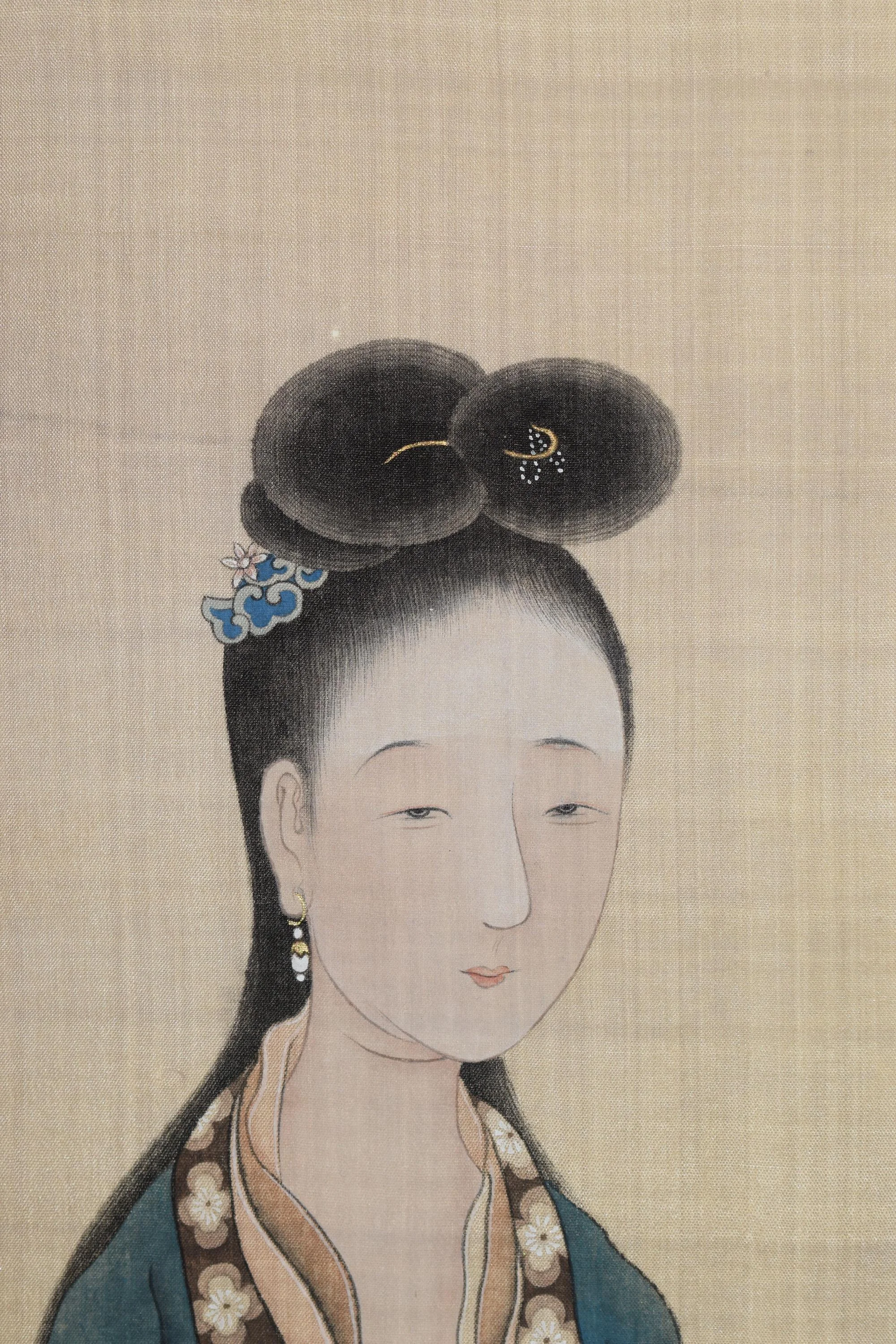 尺寸拍品描述pan zhen yong 潘振镛 潘振镛仕女asian works of art