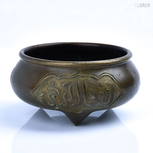 A BRONZE CENSER.QING PERIOD