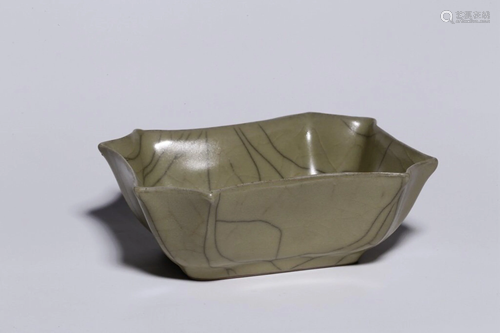 A GEYAO-GLAZED WASHER .QING PERIOD