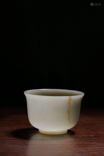 A JADE CUP .QING PERIOD