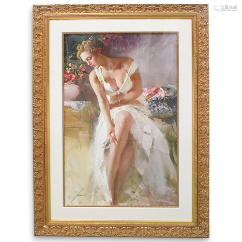 Pino Daeni (1939-2010) Signed Giclee On Paper