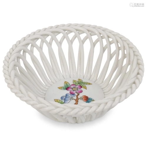 Herend Reticulated Basket