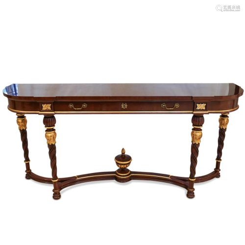 Karges Louis XVI Inlaid Maho***y Console table