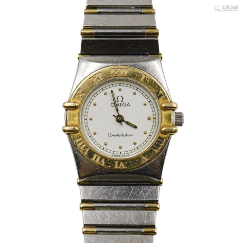 Omega Constellation Two Tone Watch