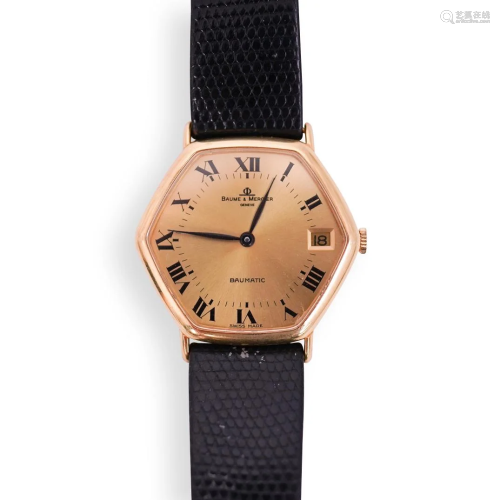 Vintage Baume and Mercier 18k Gold Watch