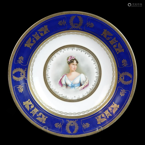 19/20th C. French Porcelain Charger