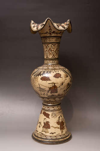 Chinese Cizhou Kiln Porcelain Vase