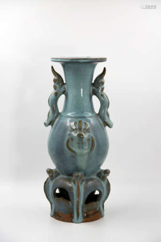 Chinese Jun Kiln Porcelain Vase