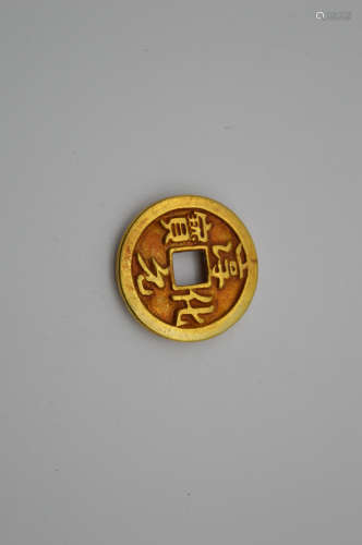 Chinese C***hua Gold Coin