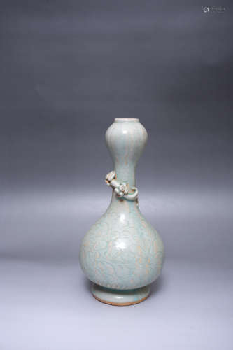 Chinese Celadon Porcelain Bottle
