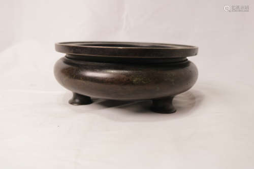 Chinese Bronze Stove With Mark Of Xuande