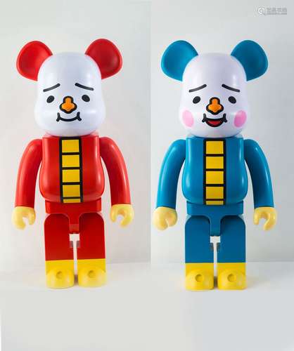 BEARBRICK 豆腐乳组合 两只 PVC