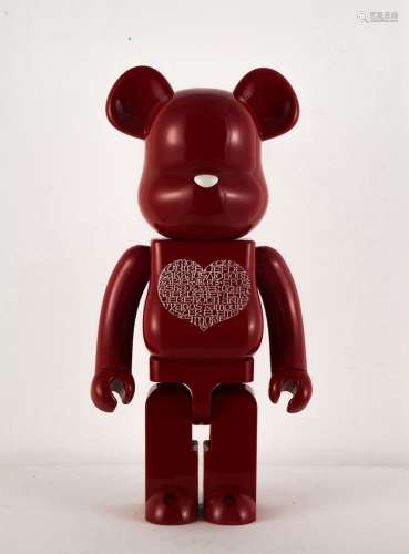 红心 BE@RBRICK x Alexander Girard Iinternational LOVE 1000% 限定单体 PVC