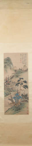 Ming dynasty Wen zhengming's landscape painting