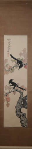 Modern Xu beihong's flower and bird painting