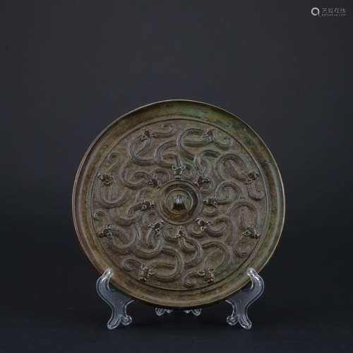 Qing dynasty bronze ***ror