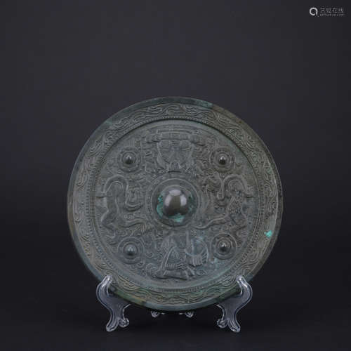 Qing dynasty bronze ***ror