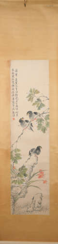 Modern Wu guandai's flower and bird painting