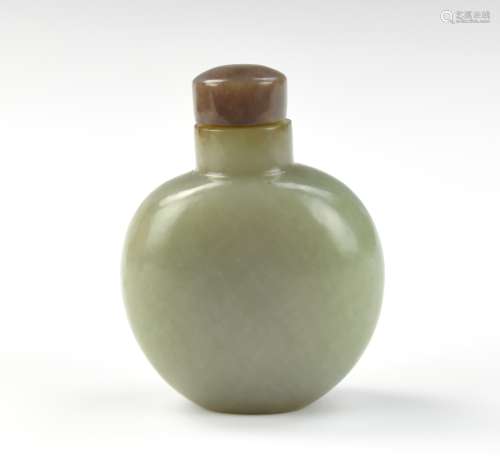 Chinese Jade Snuff Bottle,Qing Dynasty