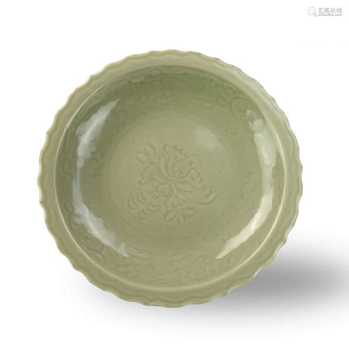 Chinese Celadon Longquan Ware Charger,Ming Dynasty