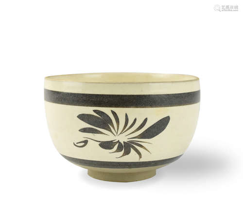 Chinese Cizhou Ware Luohan Bowl, Yuan Dynasty