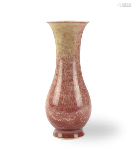 Chinese Peachbloom-Glazed Vase,19th C.