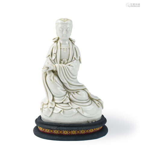 Chinese Blanc De Chine Figure of Guanyin