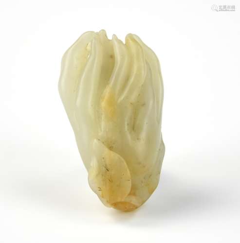 Chinese Jade Pendant of Buddha Hand,Qing Dynasty