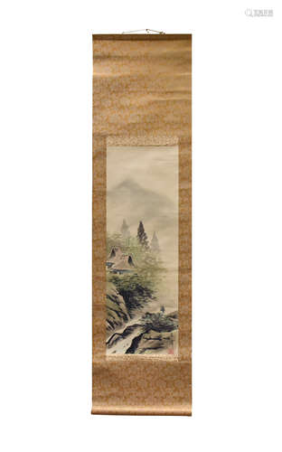 Chinese Painting Mountainous Scene