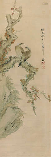 1810～1888 沈瑶池   花鸟  屏轴  设色纸本