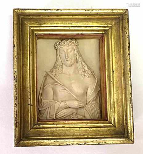 Reliefplatte Christus