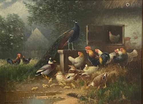 Otto Scheuerer, Der Pfau im Hühnerhof