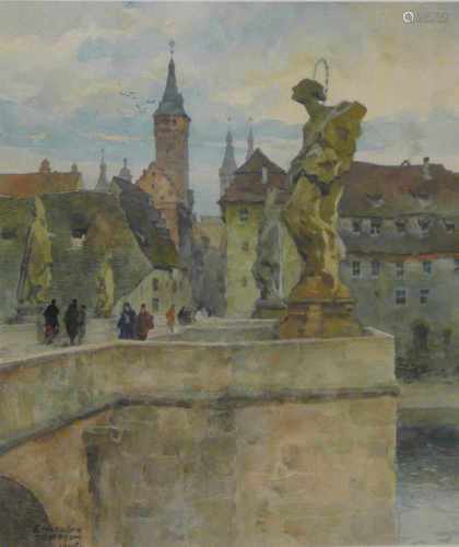 Edward Harrison Compton, Ansicht von Würzburg