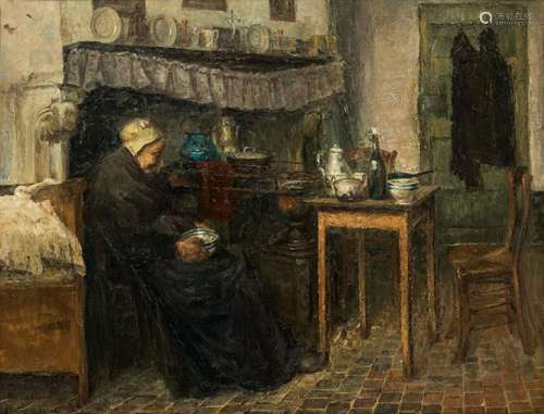 Van Sassenbrouck A., an old woman in an almshouse …