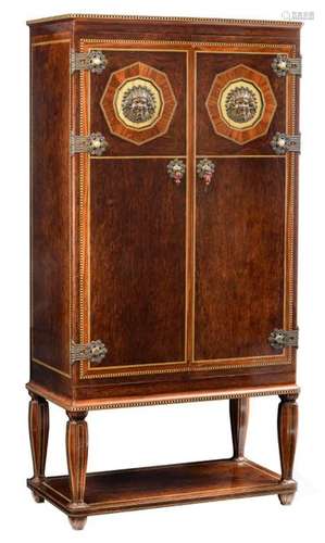 An exceptional walnut and maho***y veneered Art De…