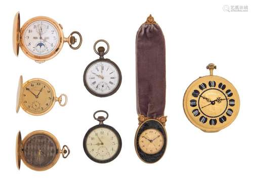 A varied lot of 19th and 20thC pocket watches, con…