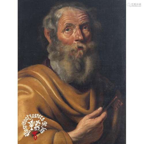 No visible signature, Saint Peter, oil on canvas, …