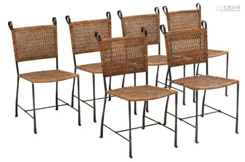A set of six chairs by Ched Berenguer Topacio, cas…