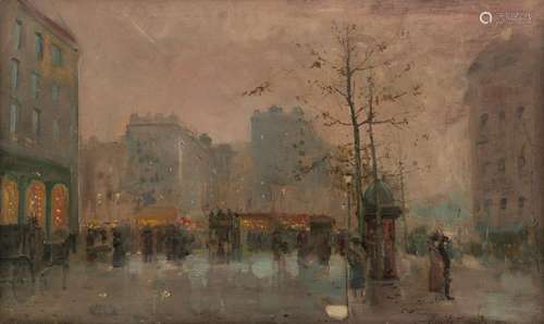 Gerard E., an impressionist view on the city night…