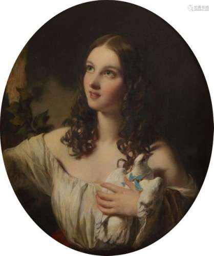 James Sant CVO, RA (1820 1916). Portrait of a youn…