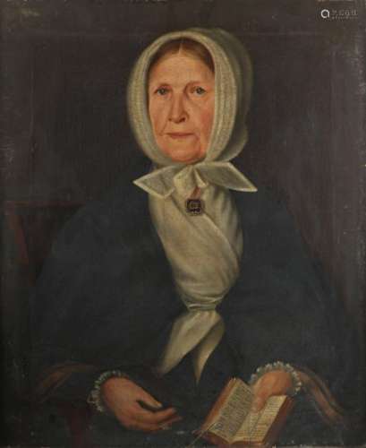 English School 19th Century. Portrait of a lady, s…