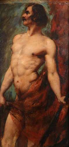William Etty RA (1787 1849). Study of a male nude.…
