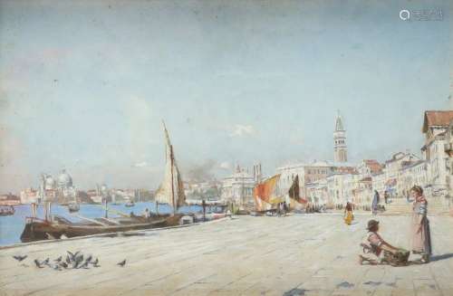 Arthur George Bell NEA (1849 1916). A view of Veni…